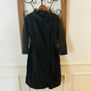 Prada spring nylon coat size 42 black